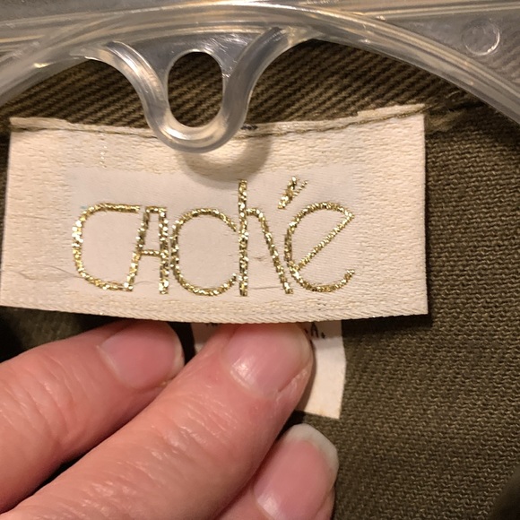 Cach’e vintage vest in army green - Picture 5 of 6